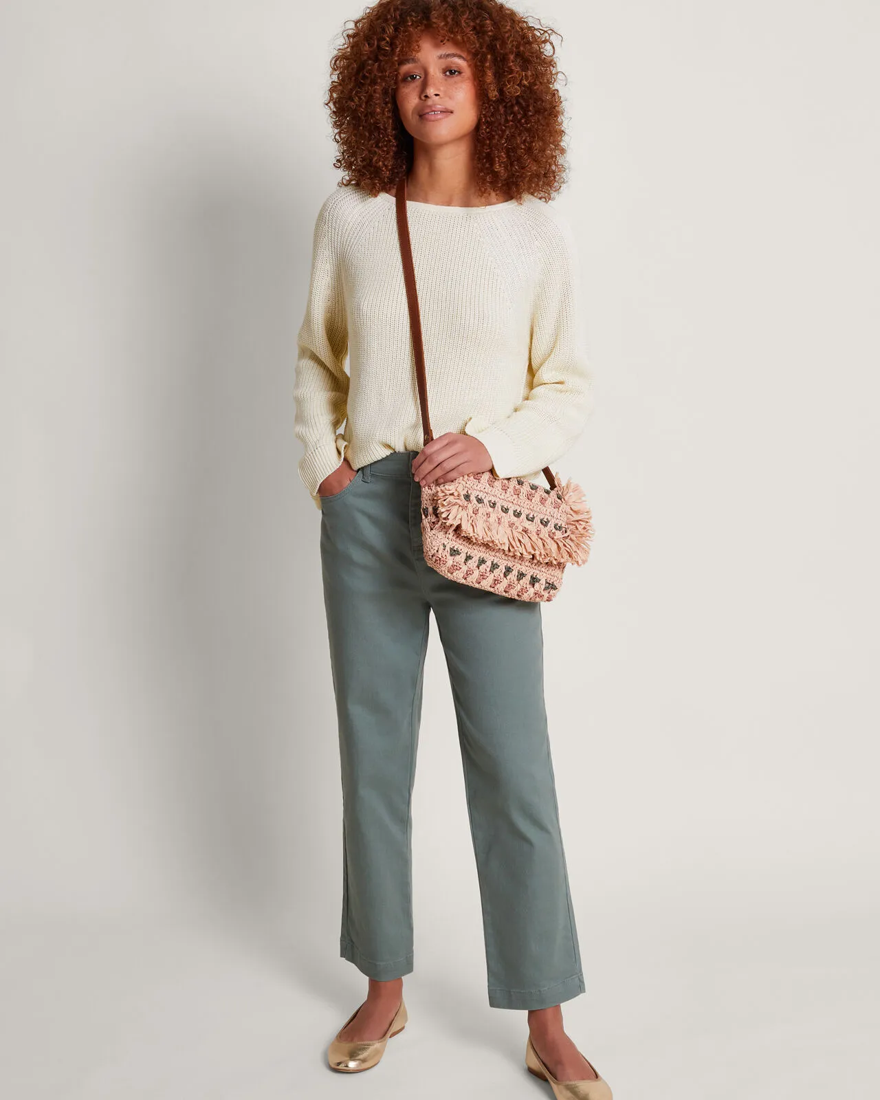 Rae Rib Jumper Ivory