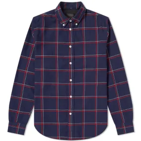 Rag & Bone Tomlin Check ShirtNavy & Red