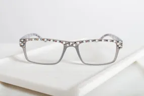 Rectangle Grey Crystal Readers