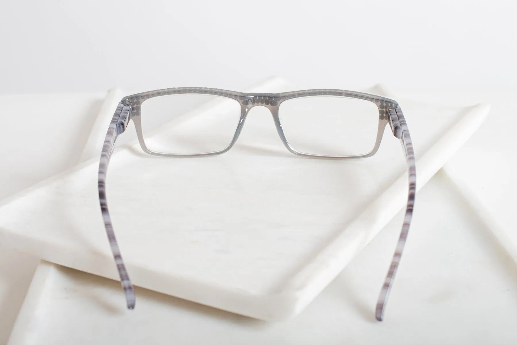 Rectangle Grey Crystal Readers