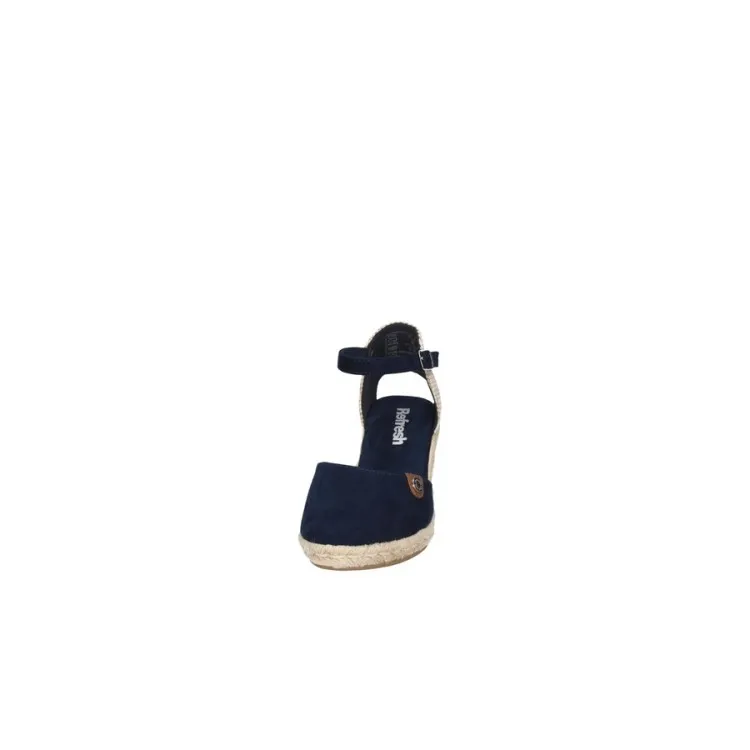 Refresh 171882 Scarpe Donna Campesine Zeppa Media Navy