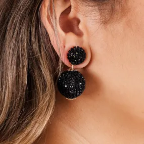 She's Stunning Earrings, Black