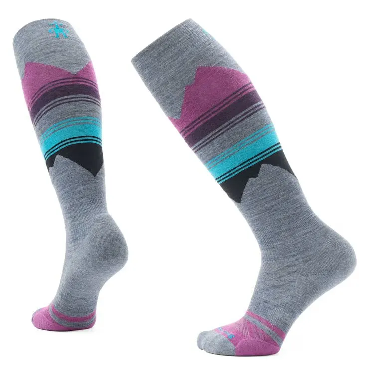 Ski Targeted Cushion Pattern Over the Calf Socks (Women's) - SW001863