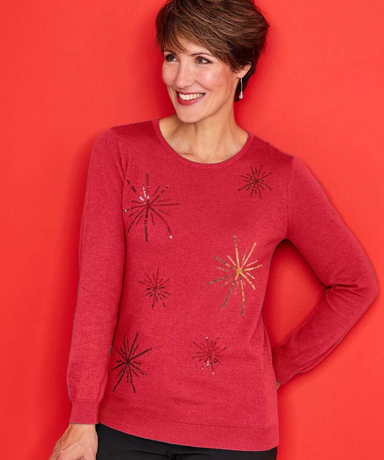 Skin Soft Sequin Jumper