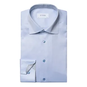 Slim Fit - Micro Floral Detail Signature Twill Shirt