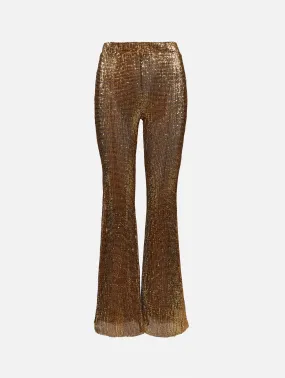 Slim Sequin Flare Pant