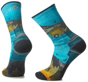 socks Smartwool Hike Light Cushion Great Excursion Print - Multi Color