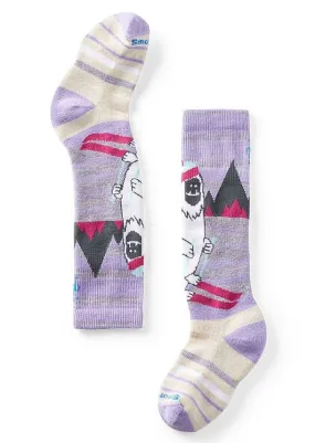 socks Smartwool Wintersport Full Cushion Yeti Pattern - Ultra Violet - unisex junior