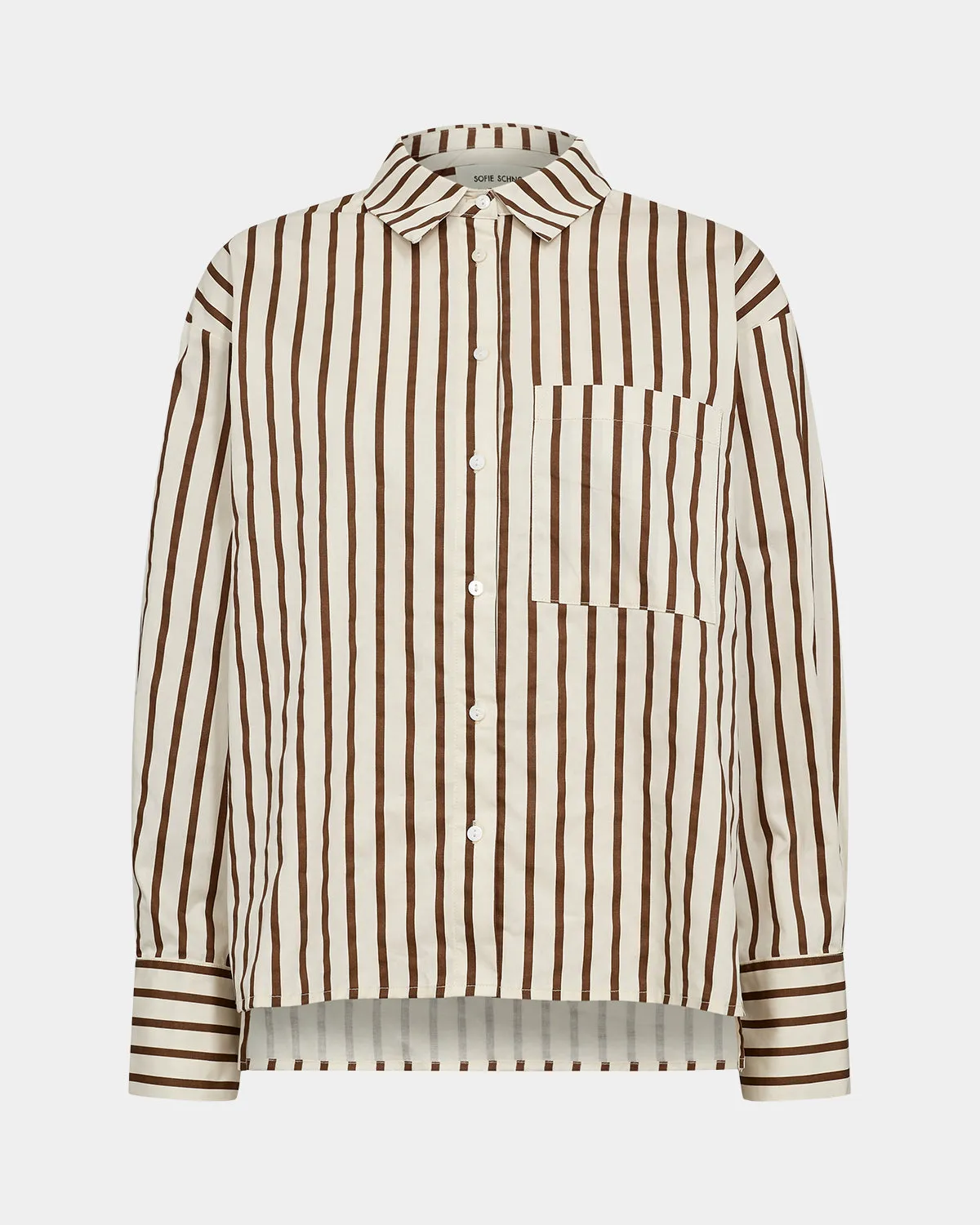 SOIASW SHIRT - Brown Striped