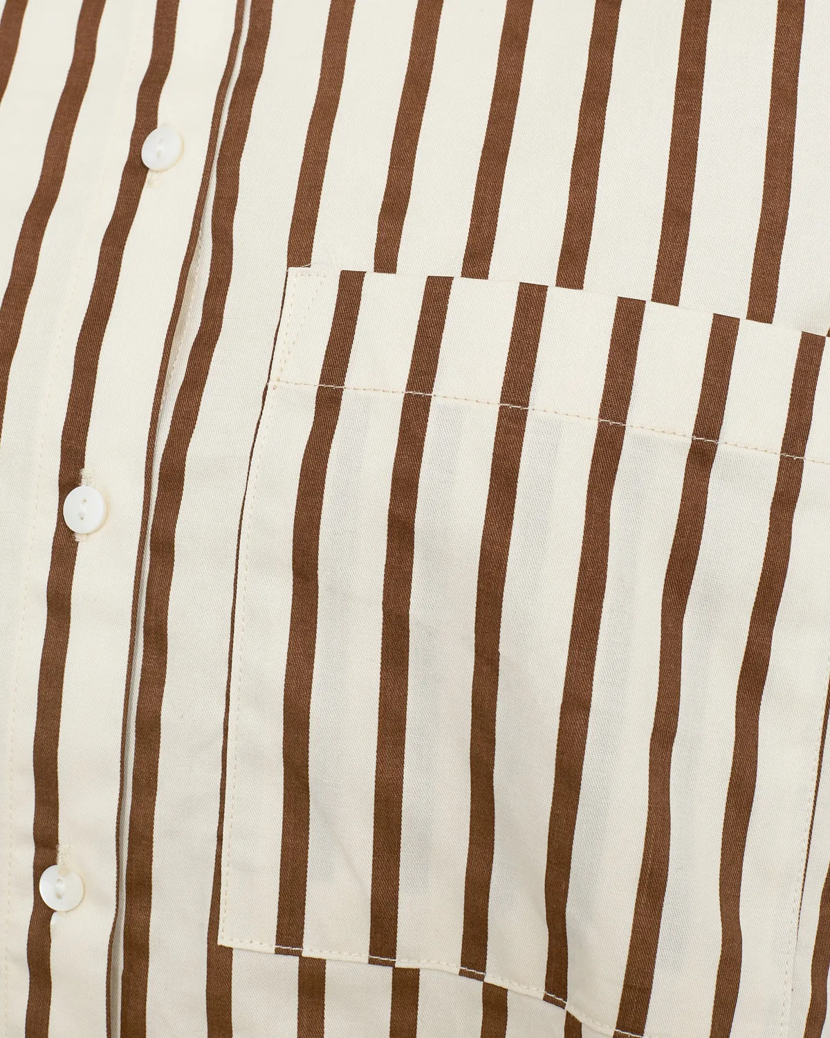 SOIASW SHIRT - Brown Striped