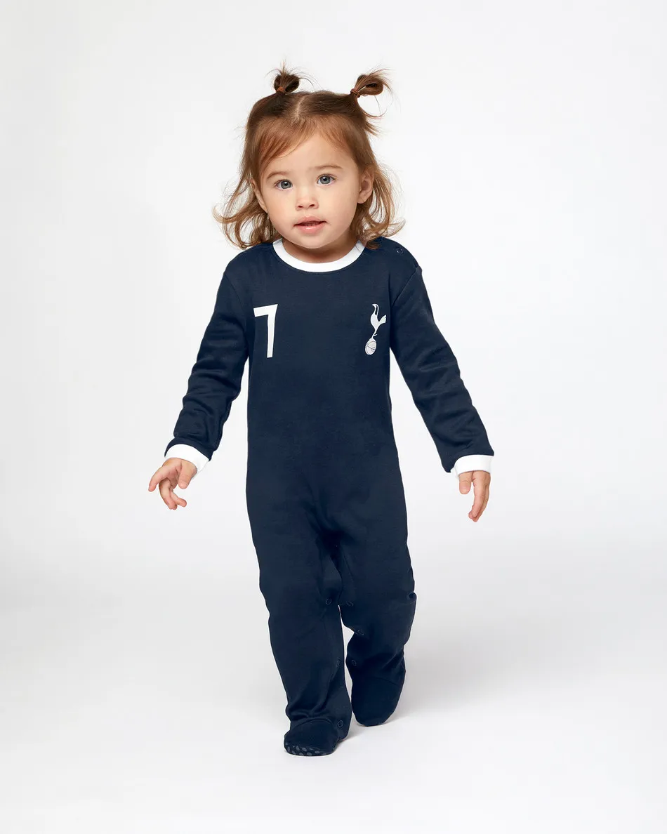 Spurs Baby Son Navy Sleepsuit