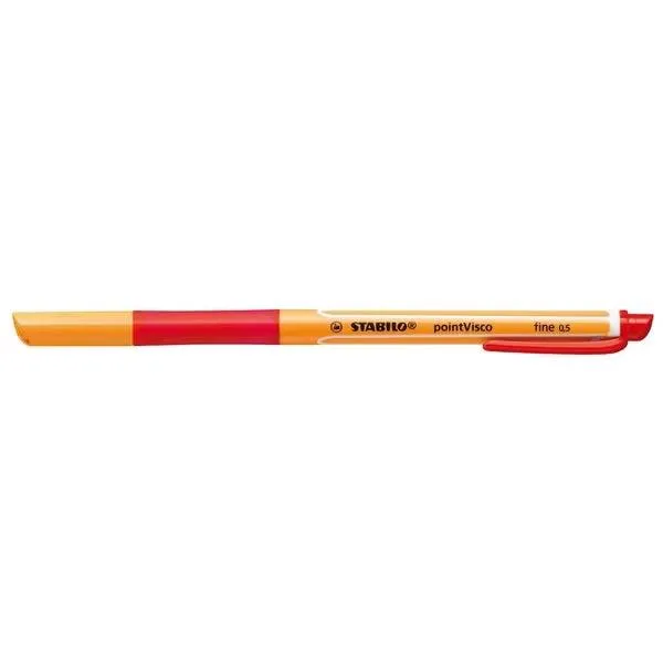 Stabilo Point Visco Rollerball Pen Red Fine 0.5mm Box 10