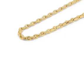 Stainless Steel Chain Link Necklace Gold Plated