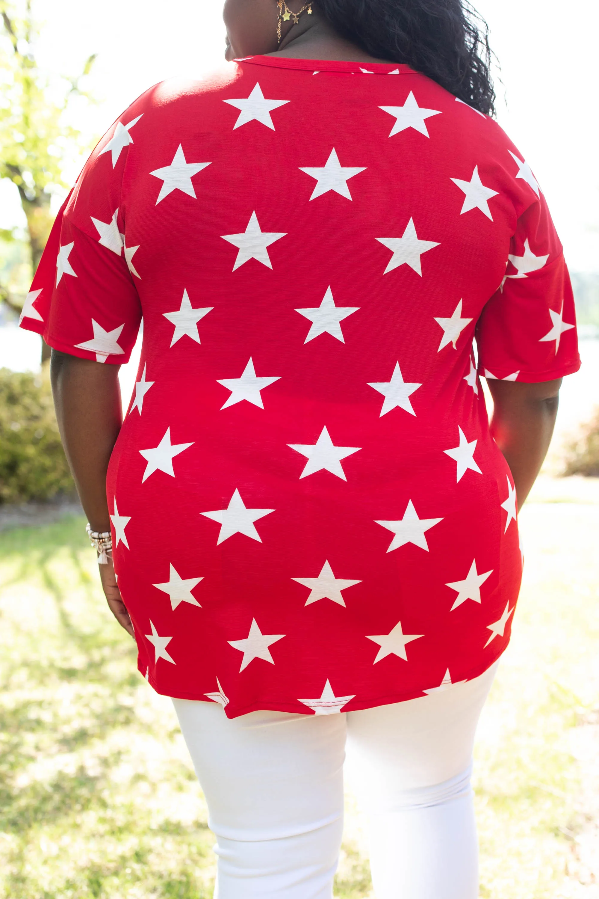 Star Bright Top, Red