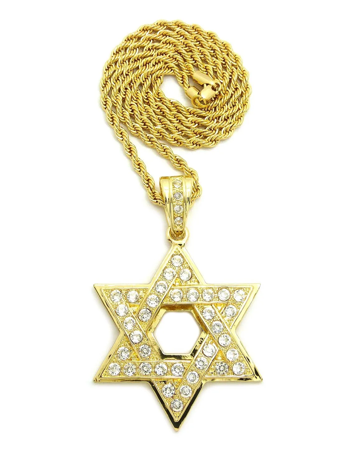 Star of David on Rope Chain