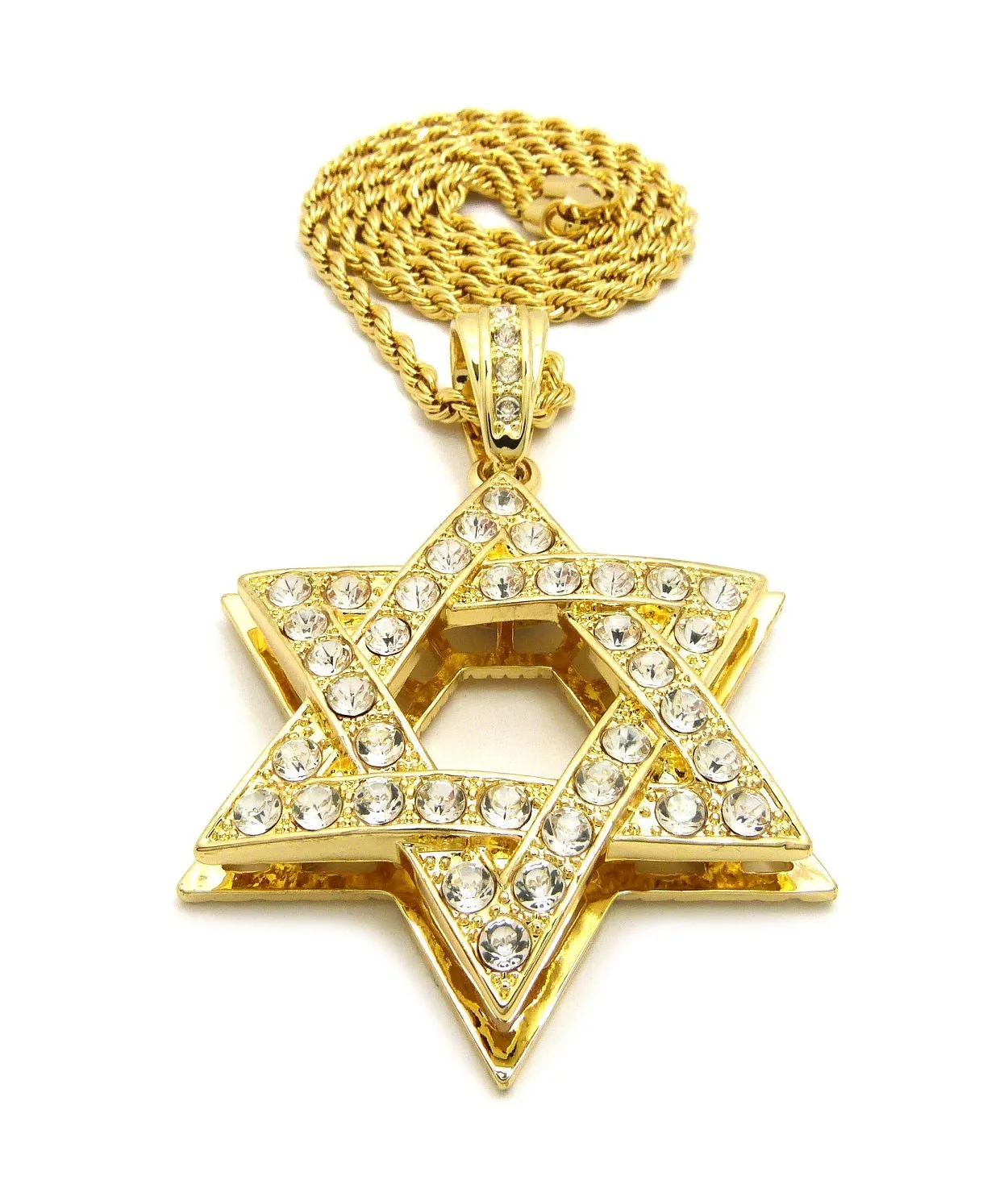 Star of David on Rope Chain