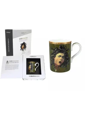 Succubus Art Mug de Caravaggio Medusa's Head Mug Cup Green