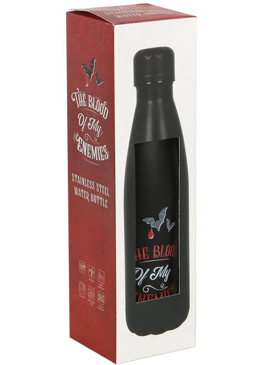 Succubus Home Blood Of My Enemies Water Bottle Black