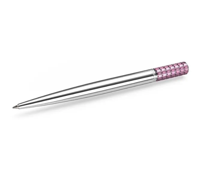 Swarovski - Ballpoint pen, Pink, Chrome Plated