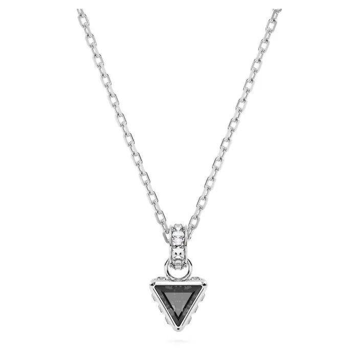 Swarovski Stilla Necklace: Grey