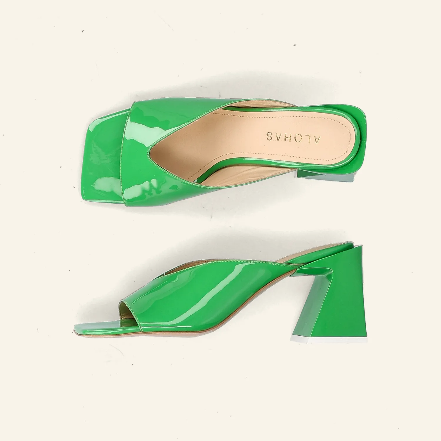 TASHA | Green Leather