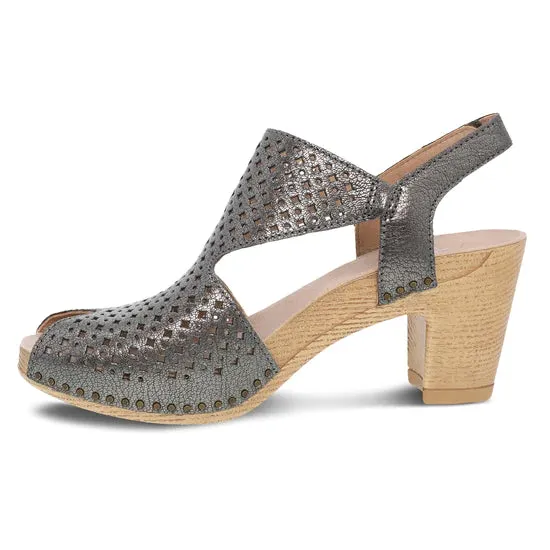  Teagan Peep-Toe Heel in Gunmetal  