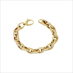 Tempia 18K Gold & Diamond Bracelet