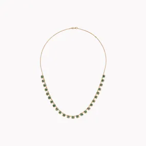 The Lena Green Sapphire Necklace