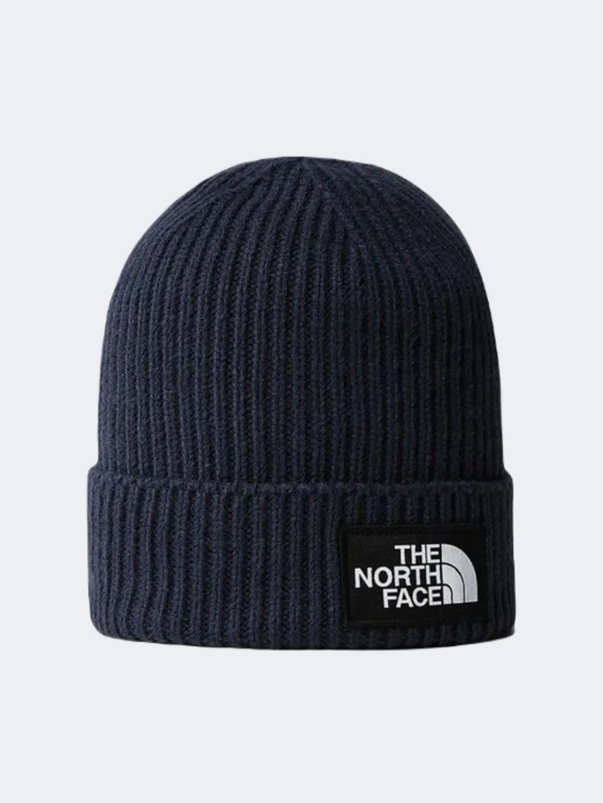 The North Face Logo Box Cuffed Unisex Lifestyle Beanie Navy