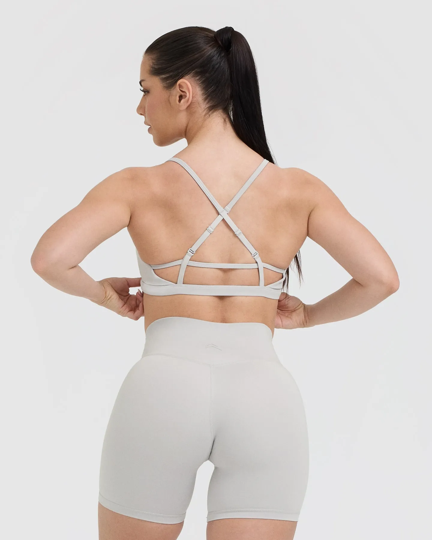 Timeless Strappy Bralette | Light Grey