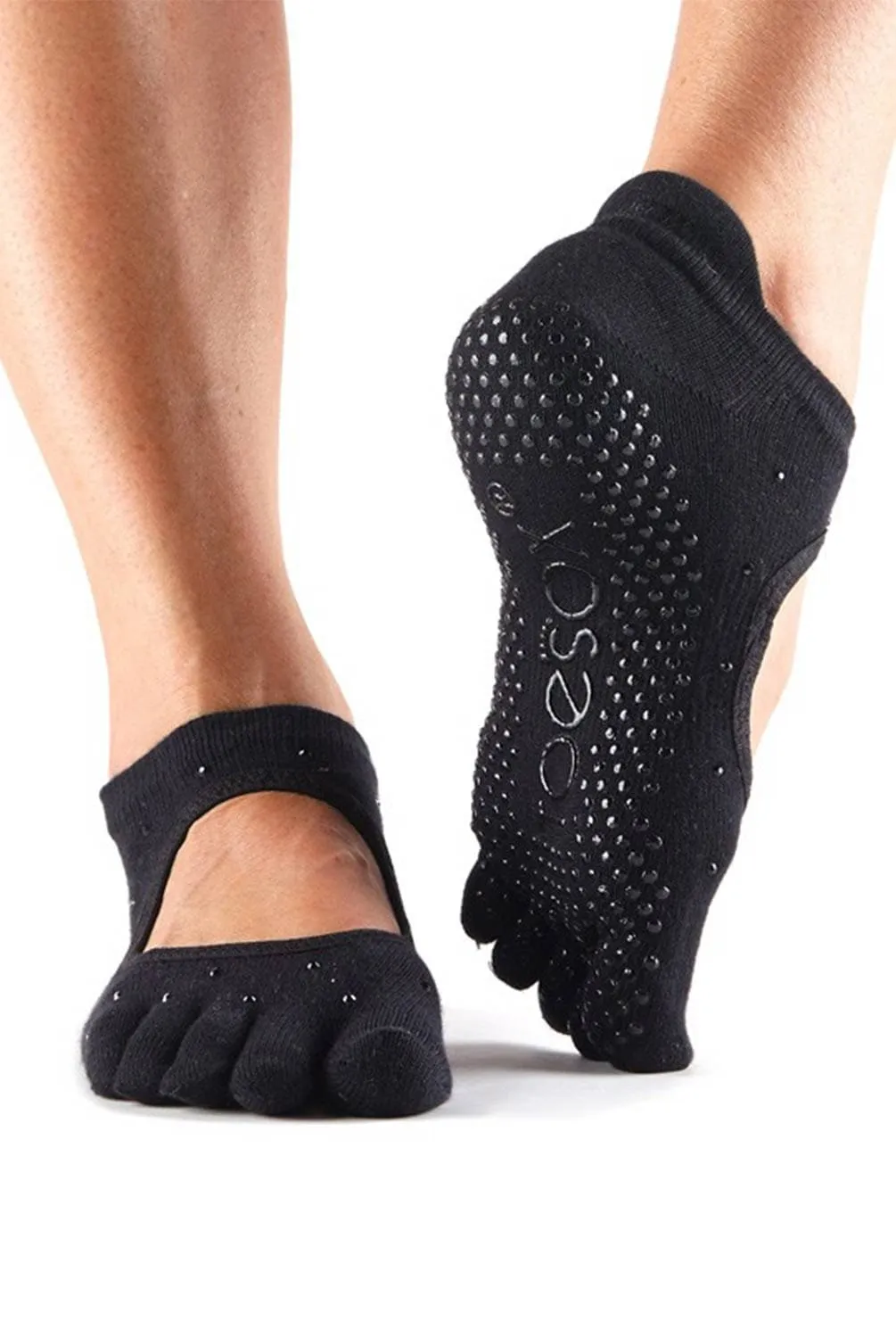 ToeSox Full Toe Bellarina Grip Socks