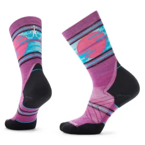 Trail Run Targeted Cushion Sunset Trail Crew Socks (Women's) - SW002275