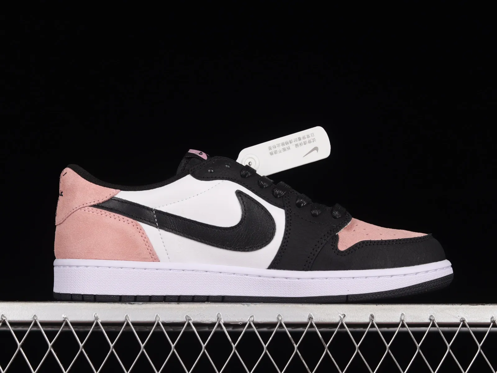 Travis Scott x Air Jordan 1 Low OG Pink White Black DM7866-066