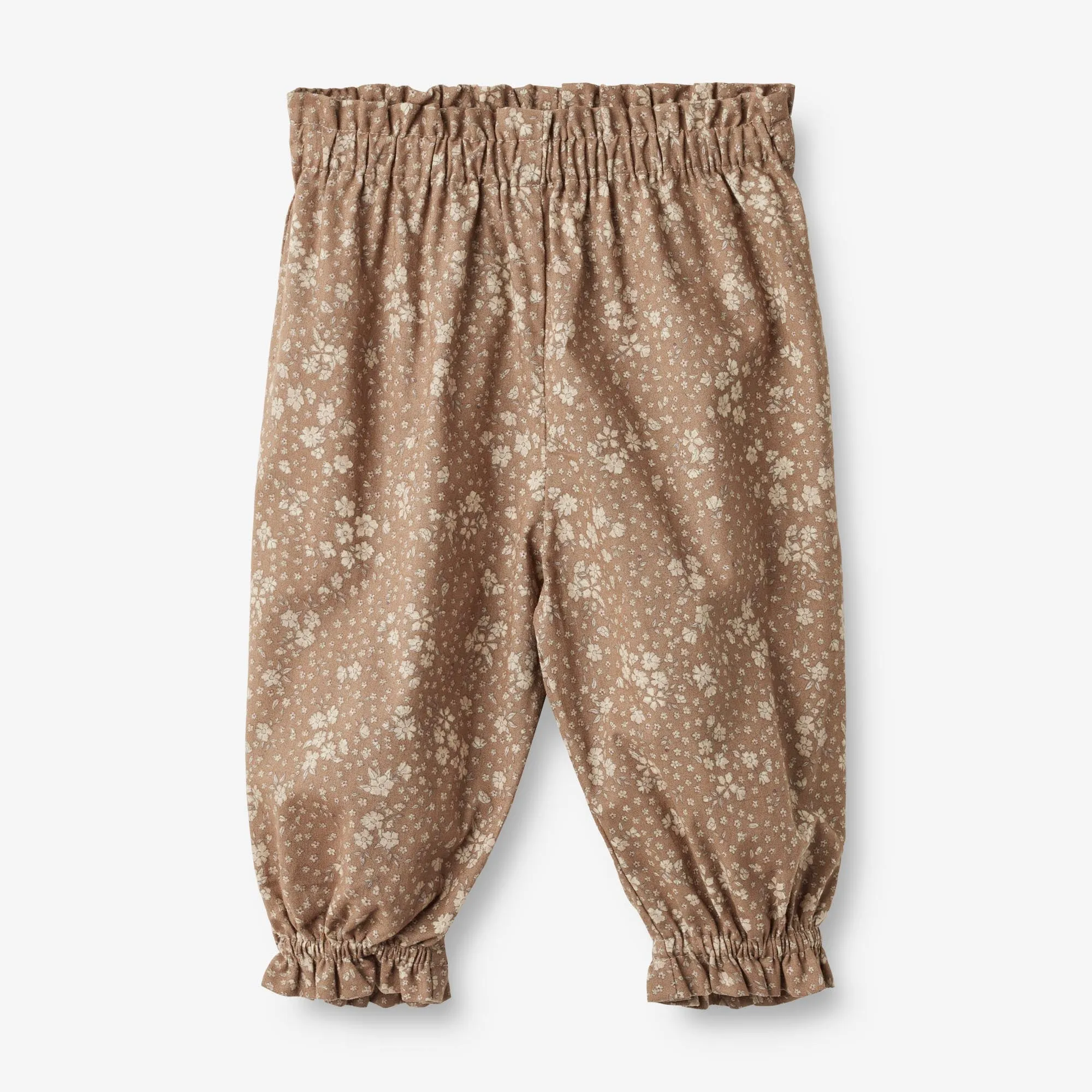 Trousers Polly | Baby - cocoa brown flowers