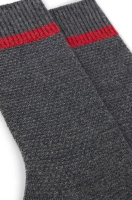 Two-pack of boot socks with logo details