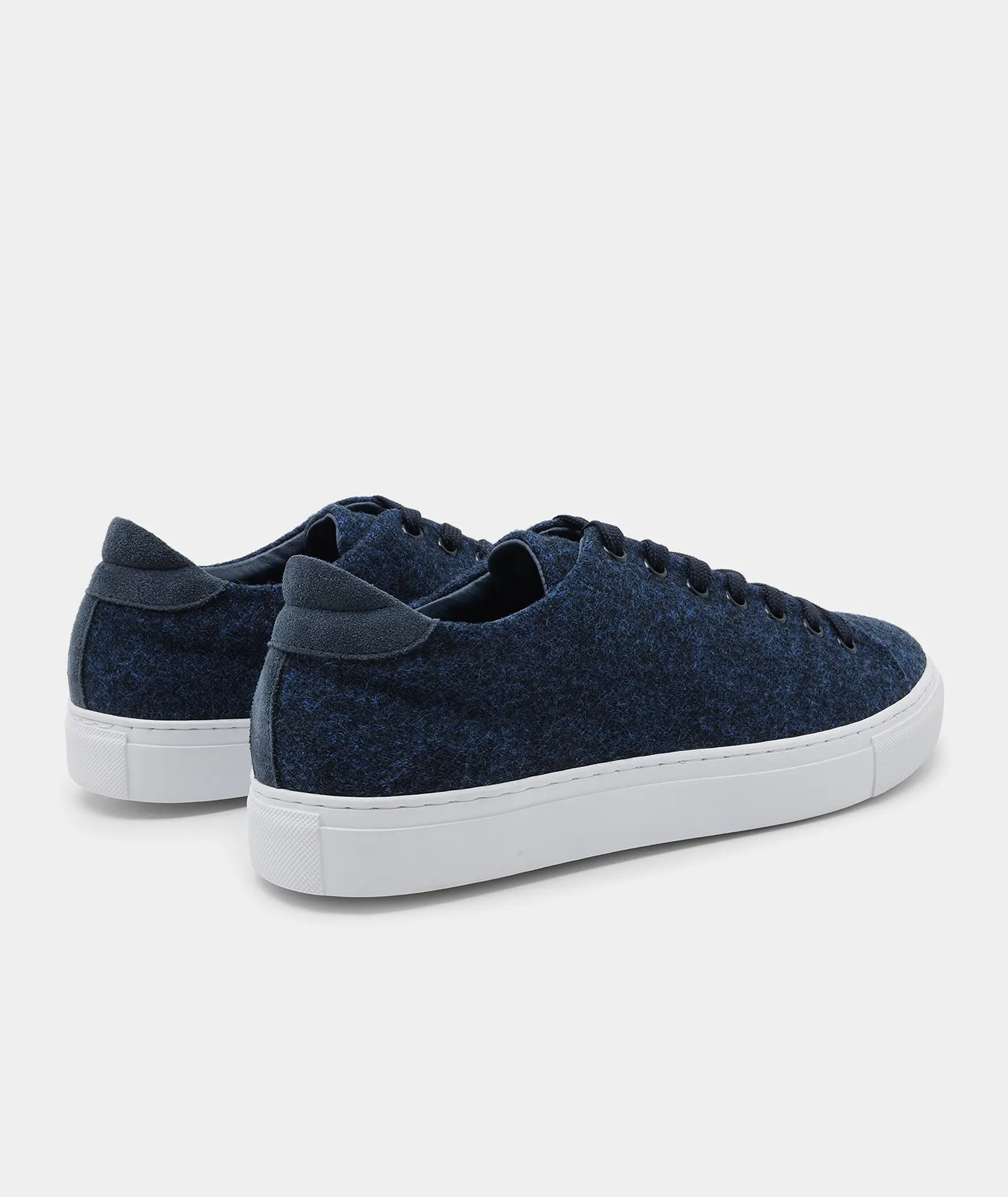 Type St - Navy Melange Wool