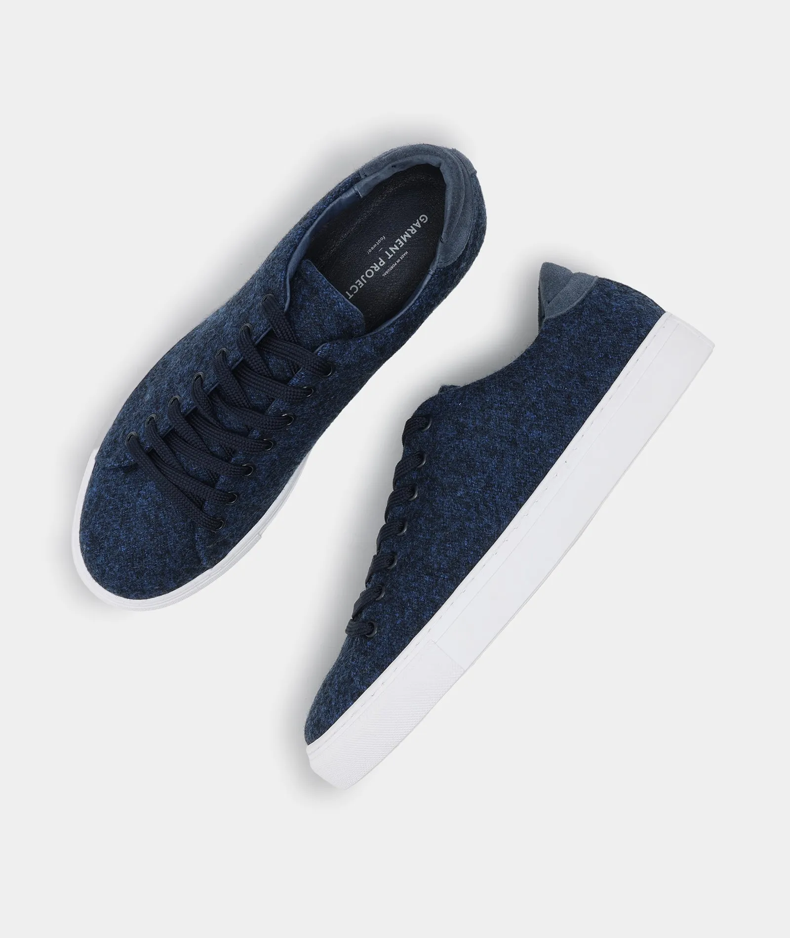 Type St - Navy Melange Wool