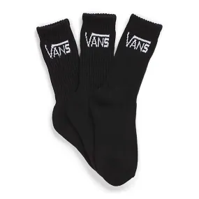 Vans Kids Classic Crew Sock 3 Pack - Black