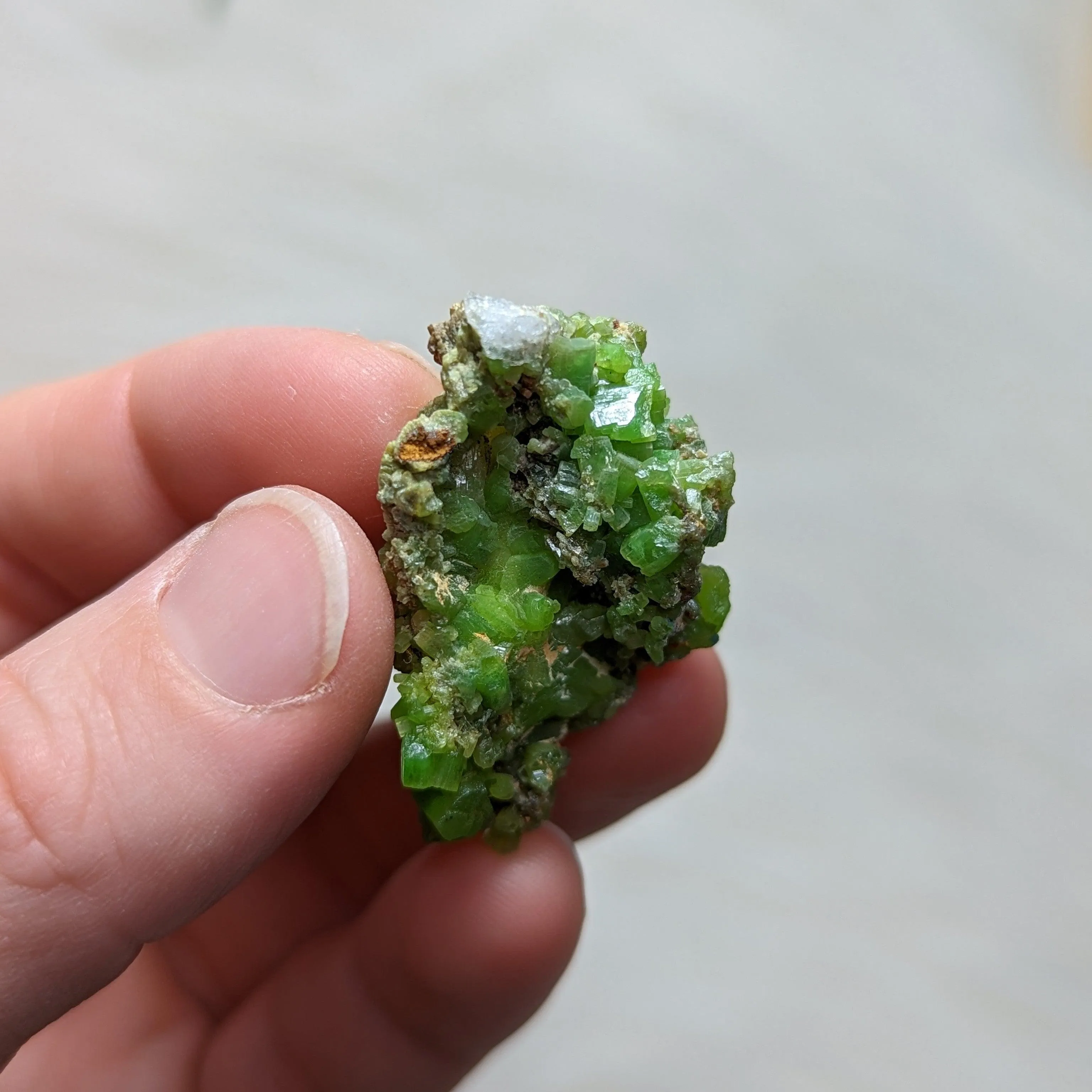 Vibrant Green Pyromorphite Specimen