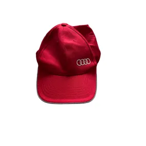 Vintage Red Audi Cap