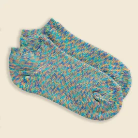 Washi Pile Short Socks - Bloom