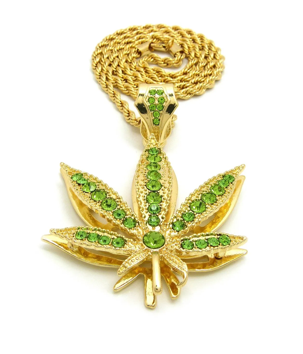 Weed Leaf (Gold)