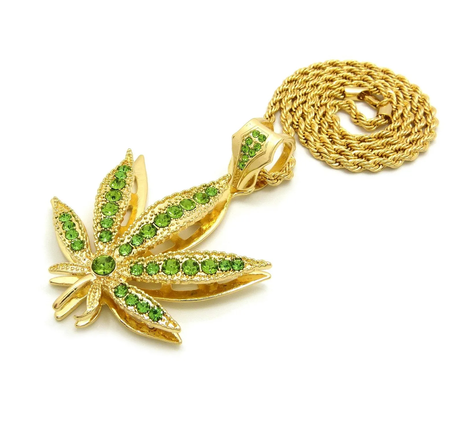 Weed Leaf (Gold)