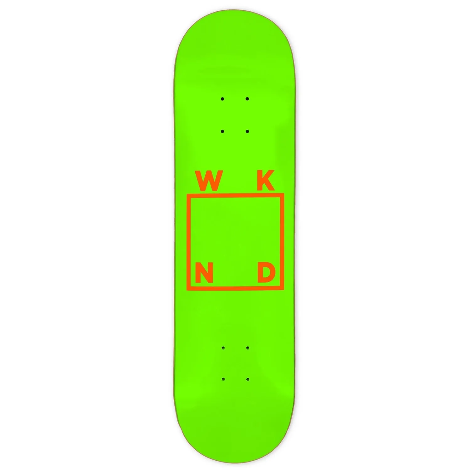 WKND Logo (Green/Orange) Deck 8.0