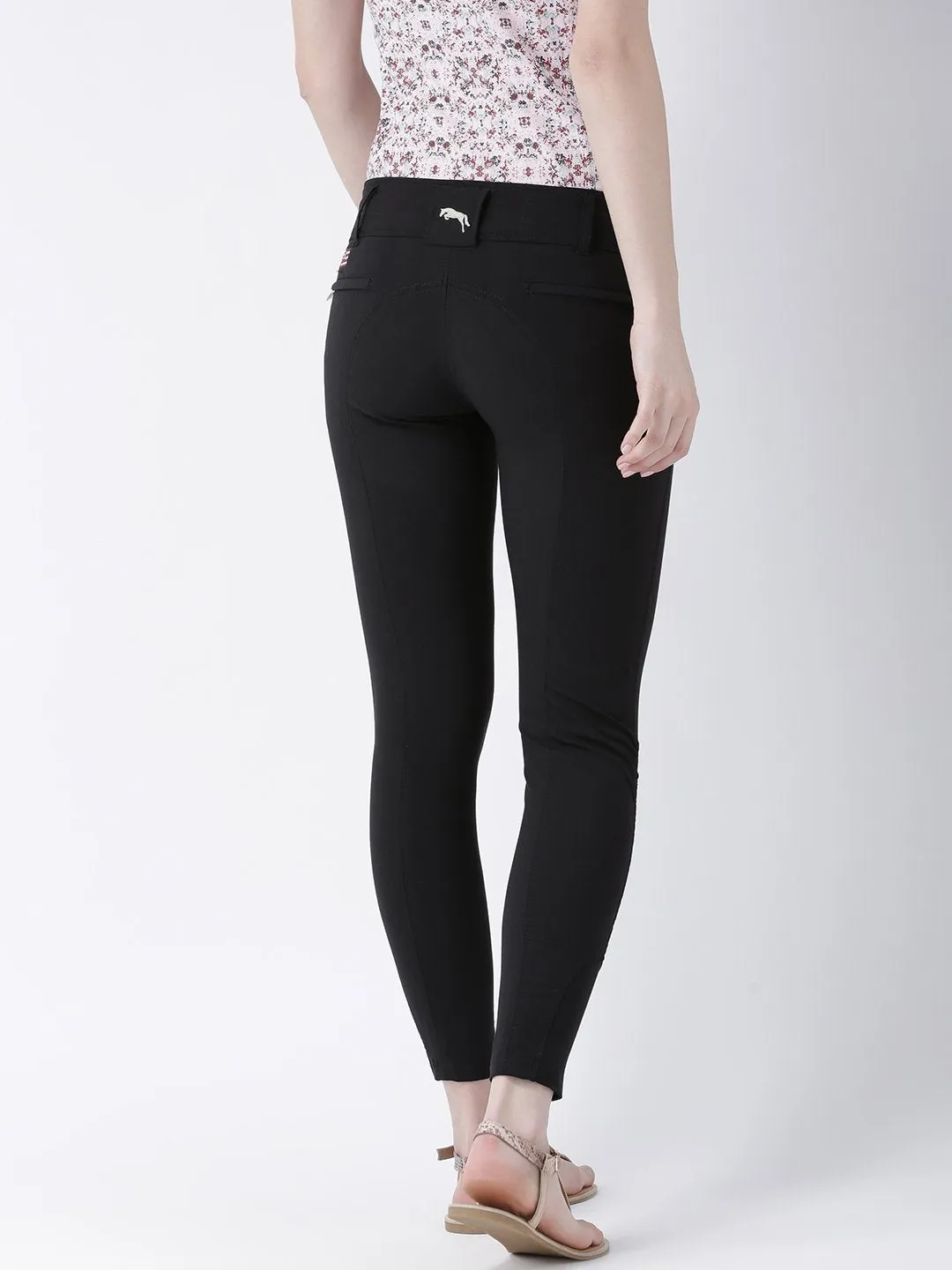 Women Black Slim Fit Trouser