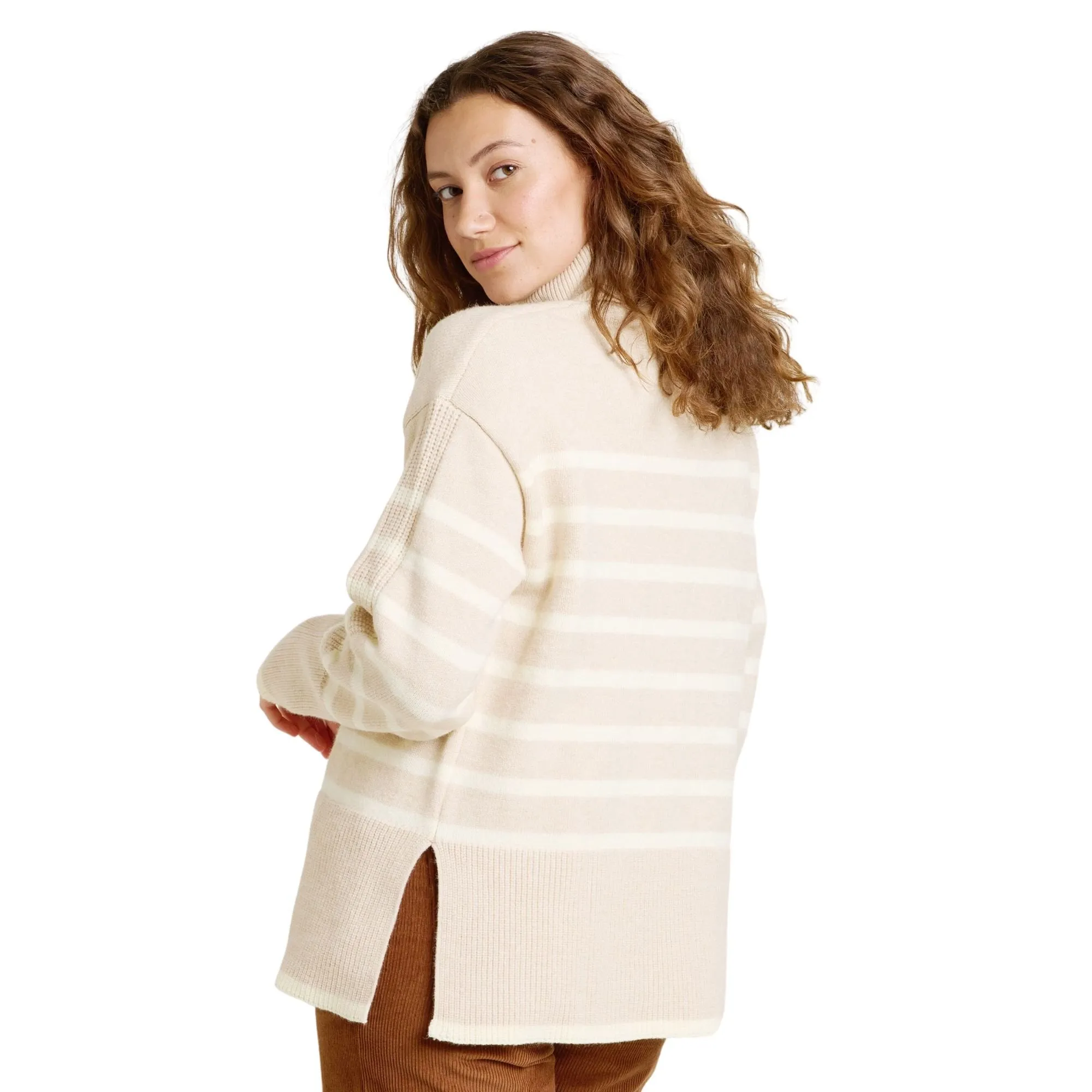 Womens Chunky Roll Jumper