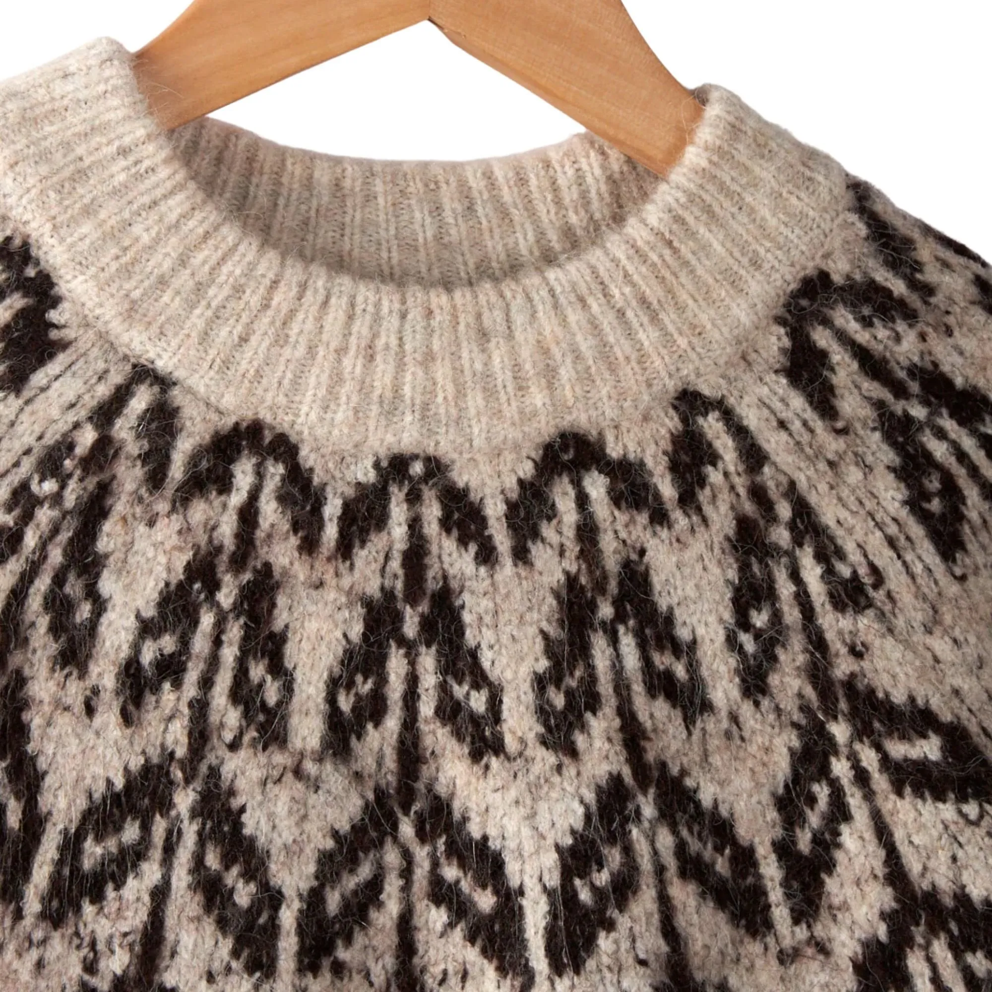 Womens Fairisle Knitted Jumper