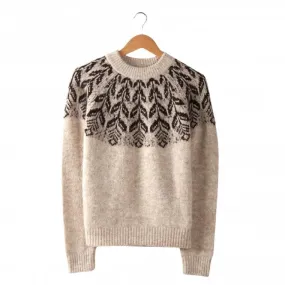 Womens Fairisle Knitted Jumper