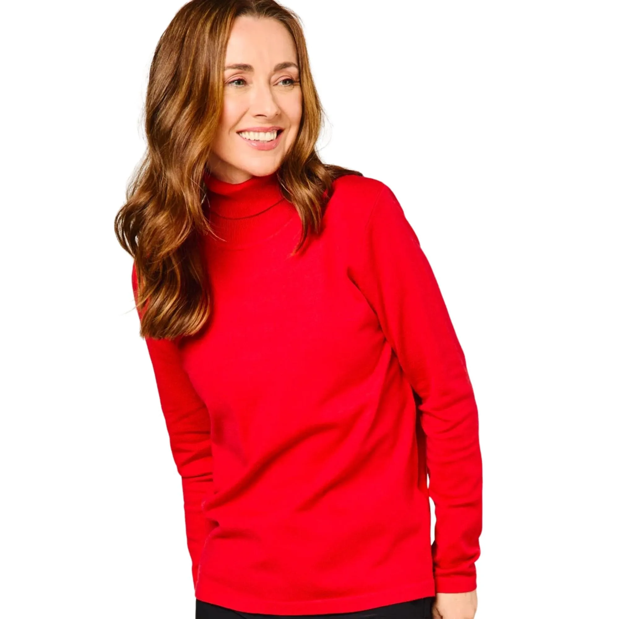 Womens Roll Neck Jumper