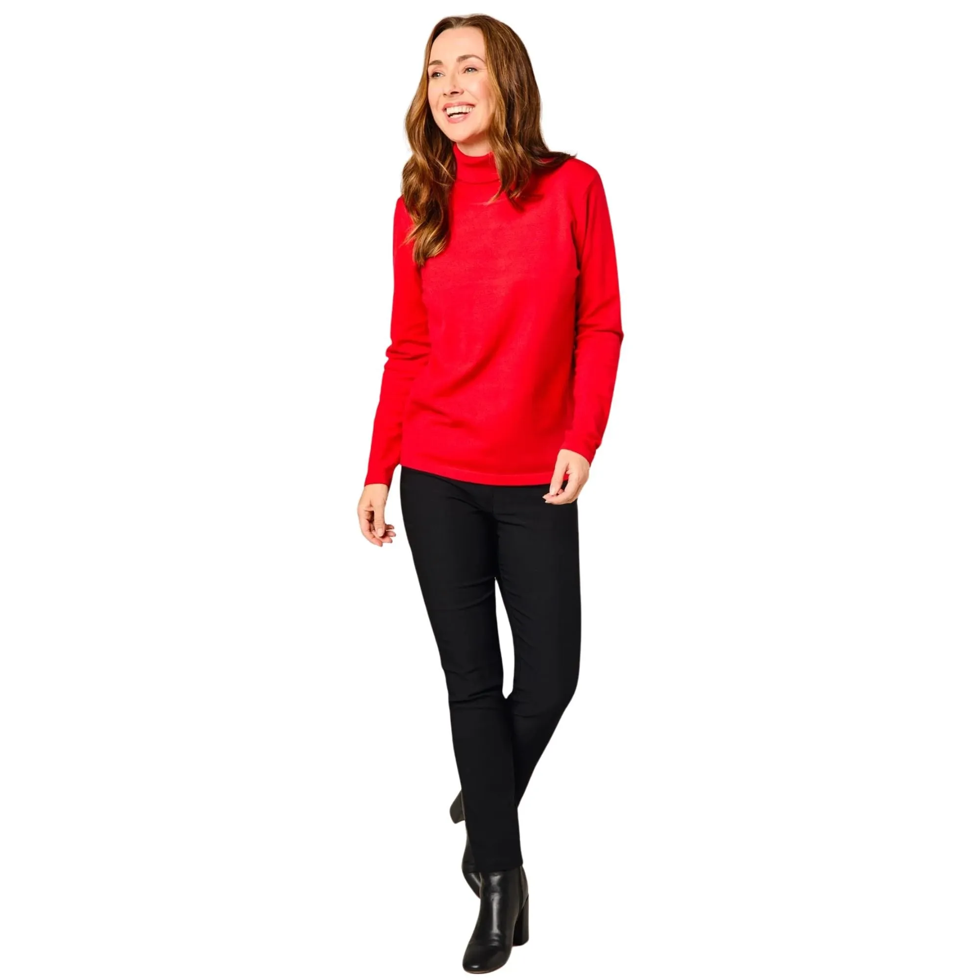 Womens Roll Neck Jumper